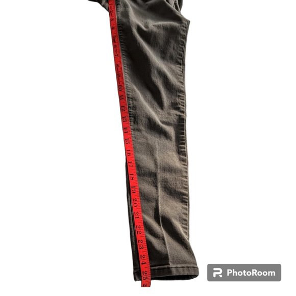 Democracy 2 Ab Technology Stretch Ankle Jeans Moonrock Beige Brown sz 2 - Picture 7 of 9